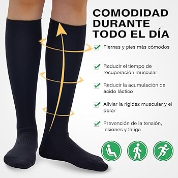 Medias de Compresión Terapéutica - Alivio de Várices y Circulación