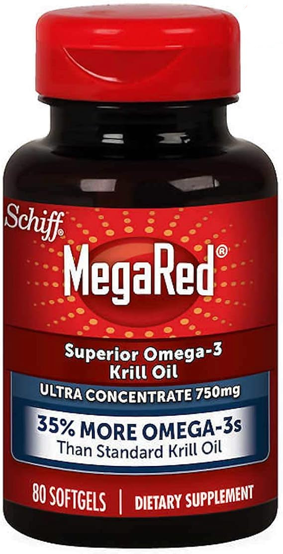 MegaRed Omega-3 Aceite de Krill Ultra Concentrado 750mg - Salud Cardiovascular