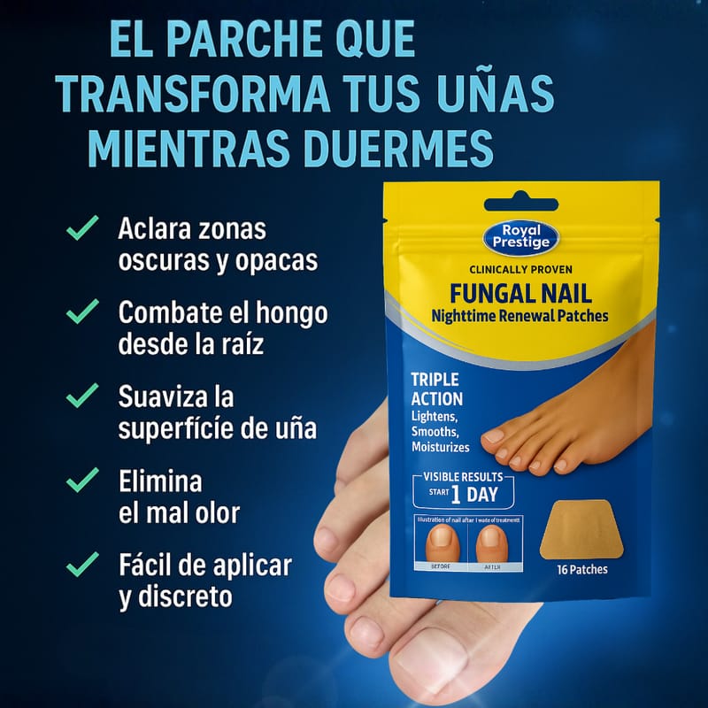 Parches Nocturnos para Hongos en Uñas Royal Prestige – Fungal Nail